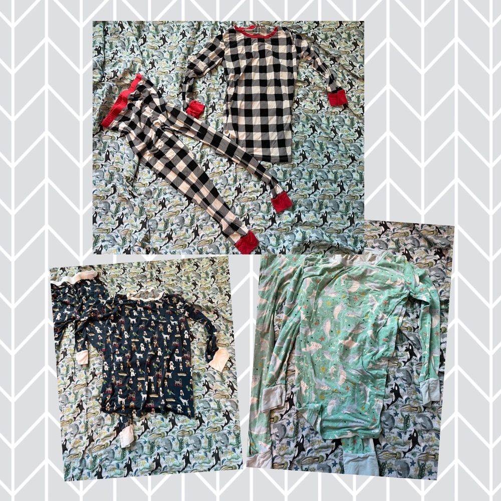 3 Pairs of 12/14 Little Sleepies 2 piece sets